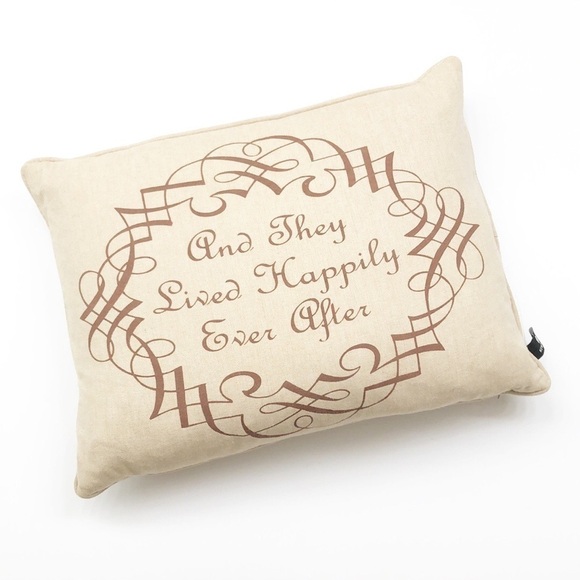 Newport “And They Lived Happily Ever After Pillow - Picture 1 of 5